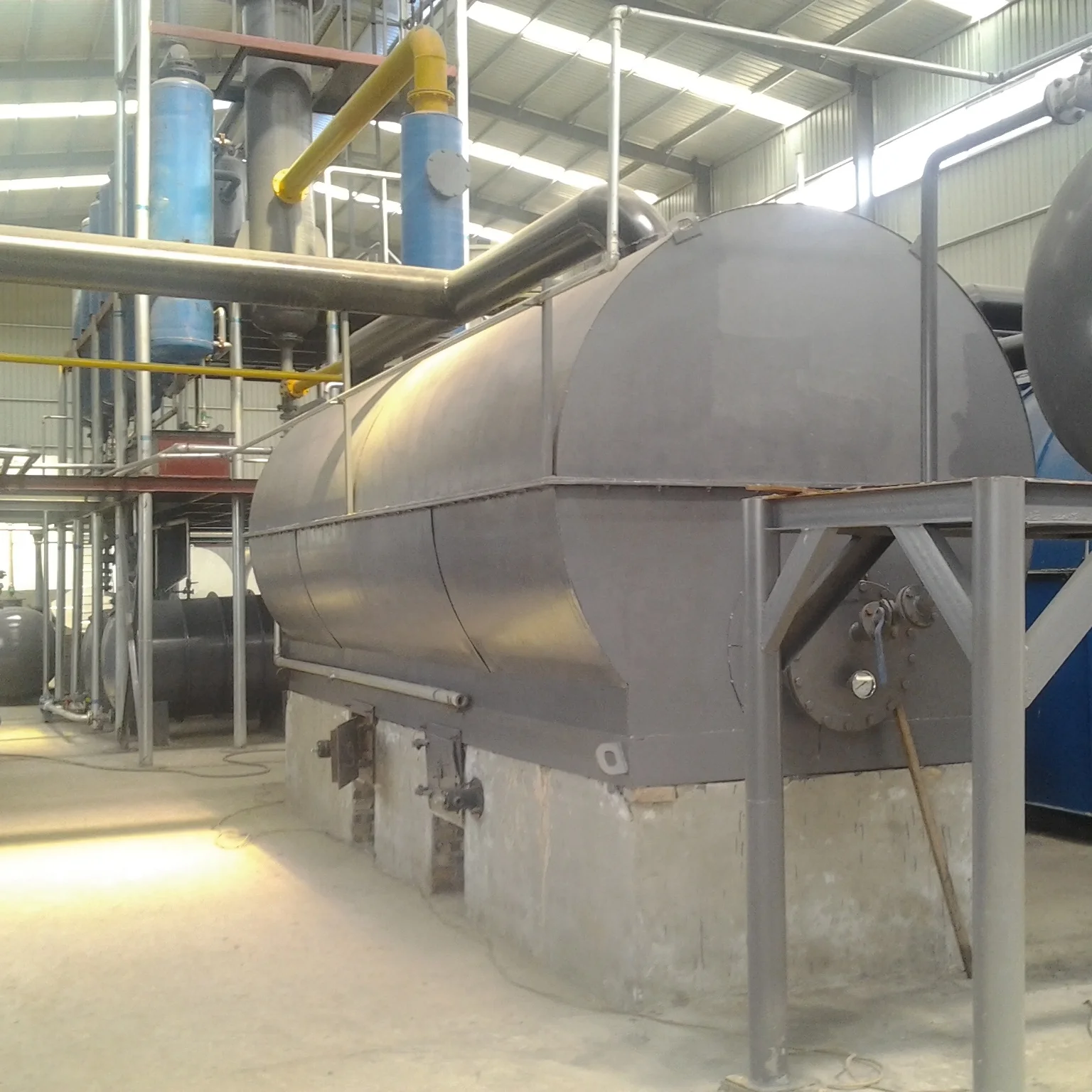 Small Scale Crude Oil used  engine oil  Refinery Diesel Base Oil Diesel Distillation Machine Manufacturing Plant