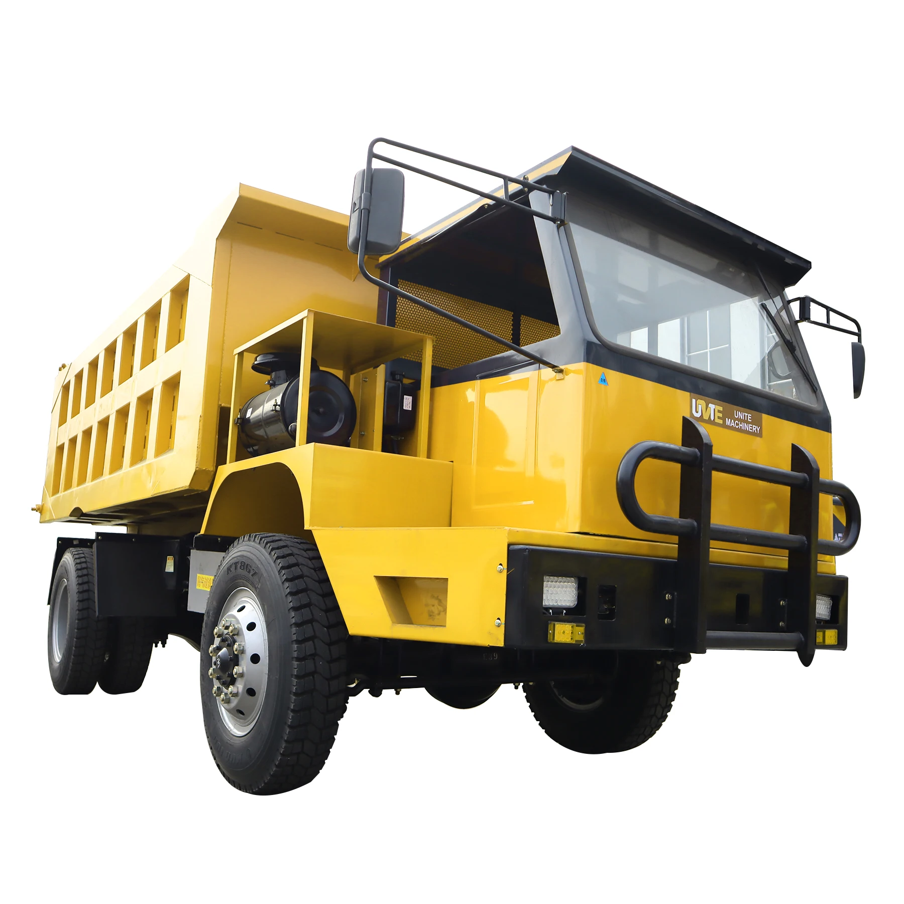 Underground mining mini diesel tunnel loader scraper mining transport vehicle truck
