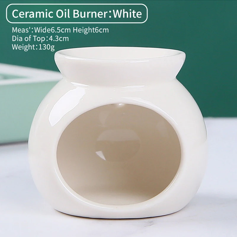 Lovely Round Shape Ceramic Oil Burner wax burner for wax melts christmas tree