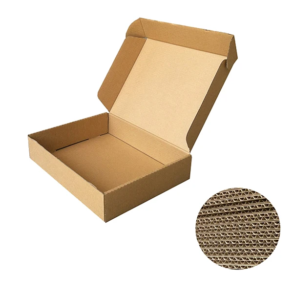 In Stock Low Moq Square Biodegradable Colored Flat Kraft Shoe Corrugated Mailer Paper Packaging Cardboard Shipping Box