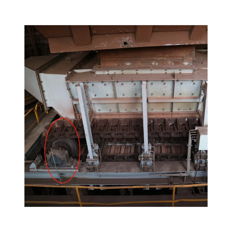 
China supply heavy duty flat apron feeder riding wheel apron feeder spare part 