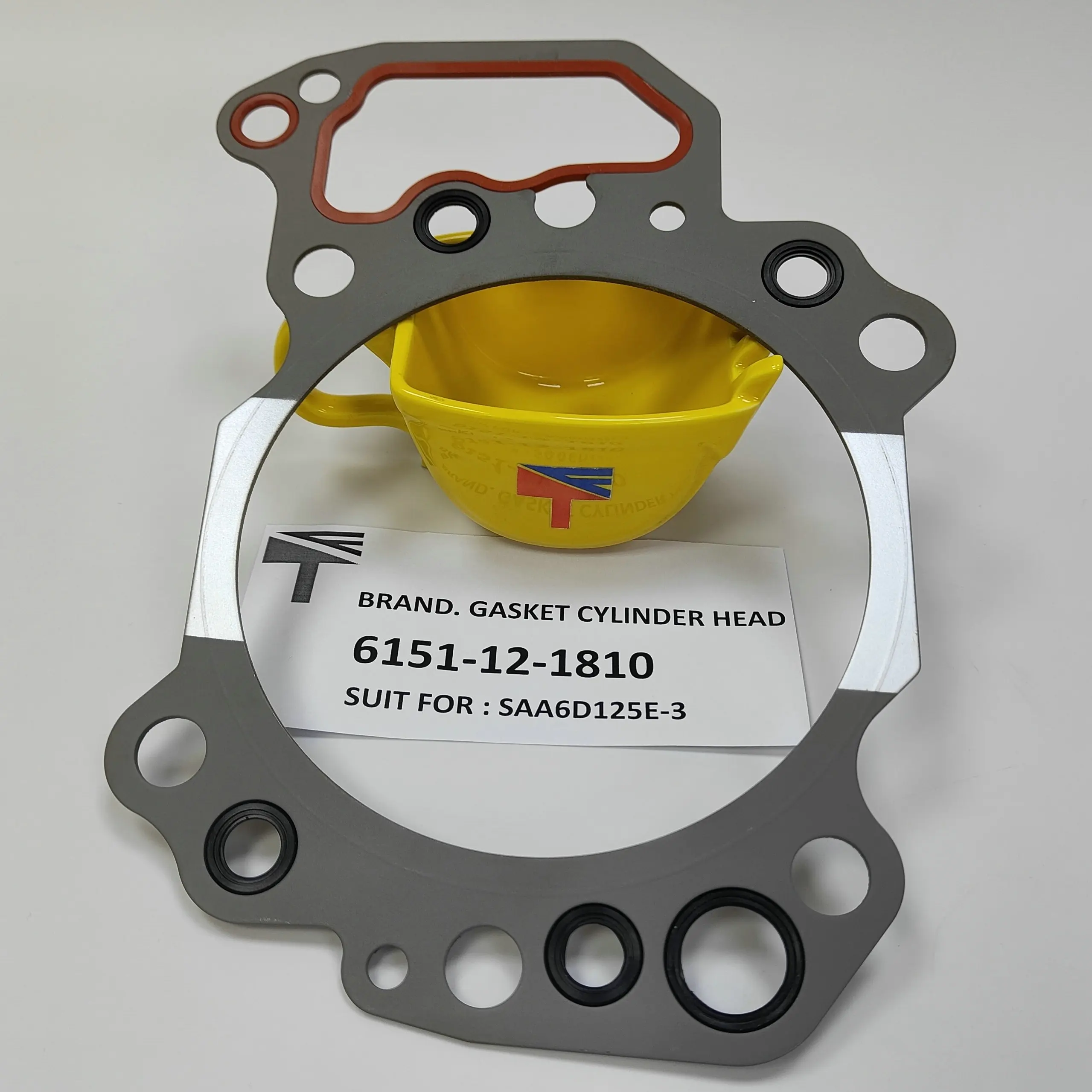 CYLINDER HEAD GASKET 6151-12-1810 for ENGINE SAA6D125E-2-3 EXCAVATOR PC400-6 PC400-7 WA470-3 WA470-5