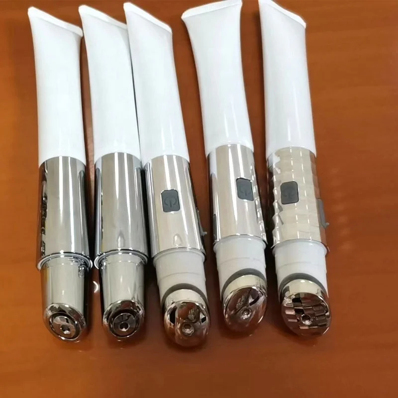 Custom Cosmetic Package Replaceable Battery Micro Current Technology Eye Cream Tube 15Ml Metal Applicator Heating Eye Cream Tube