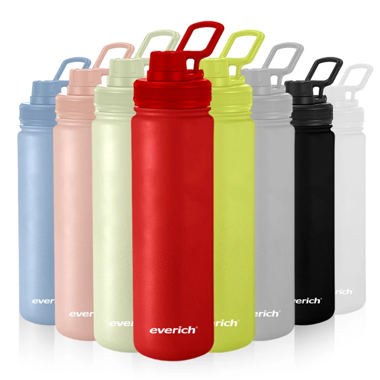 BPA free wide Mouth custom logo Gym Run Sport food Grade 18/8 Stainless Steel Double Wall Water Bottle