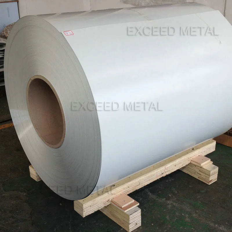 1050 white color coated aluminium coil