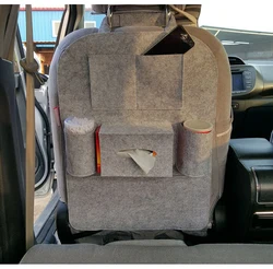 CARSUN  Car Seat Storage Organizer Fabric Child Anti-kick Holder Accessories Supplies Auto Stowing Tidying Car Seat Storage