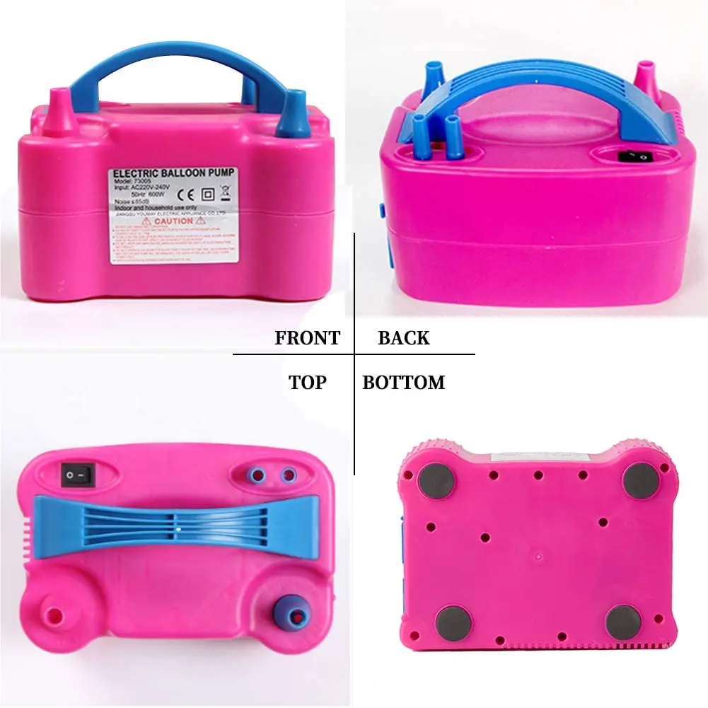 Funfoil Balloon Accessories Portable Electric Balloon Inflator 73005 Fast and Easy Electric Balloon Blower Pump