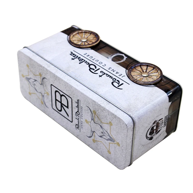 Fine-can rectangle bus shaped custom tin box for cake cookie chocolate packaging gift packaging tin can