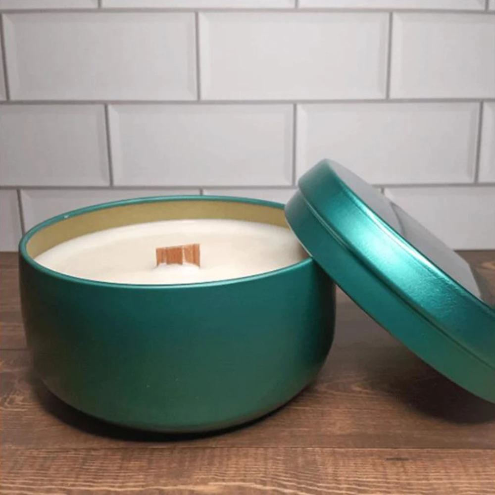 
High end customized 8OZ candle jar aroma diffuser DIY tin box tinplate 