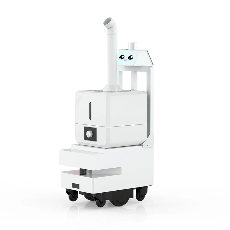  Atomizing robot Reeman Air Sterilization Robot Autonomous Aavigation Disinfectant For