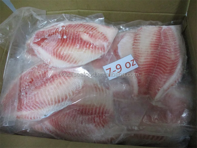 hot selling seafood Wholesale price fresh IQF Frozen whole tilapia