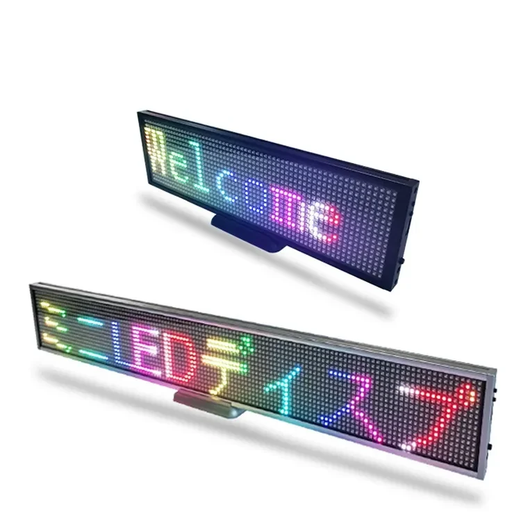 Illuminated LED Signs For Business Scrolling Message Board For Party Club Programmable Glowing Banner Display LED Signboard