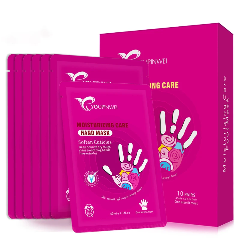 New Customized Moisturizing Delicate Hand Fine Grain Hand Gloves Nourishing Hand Mask