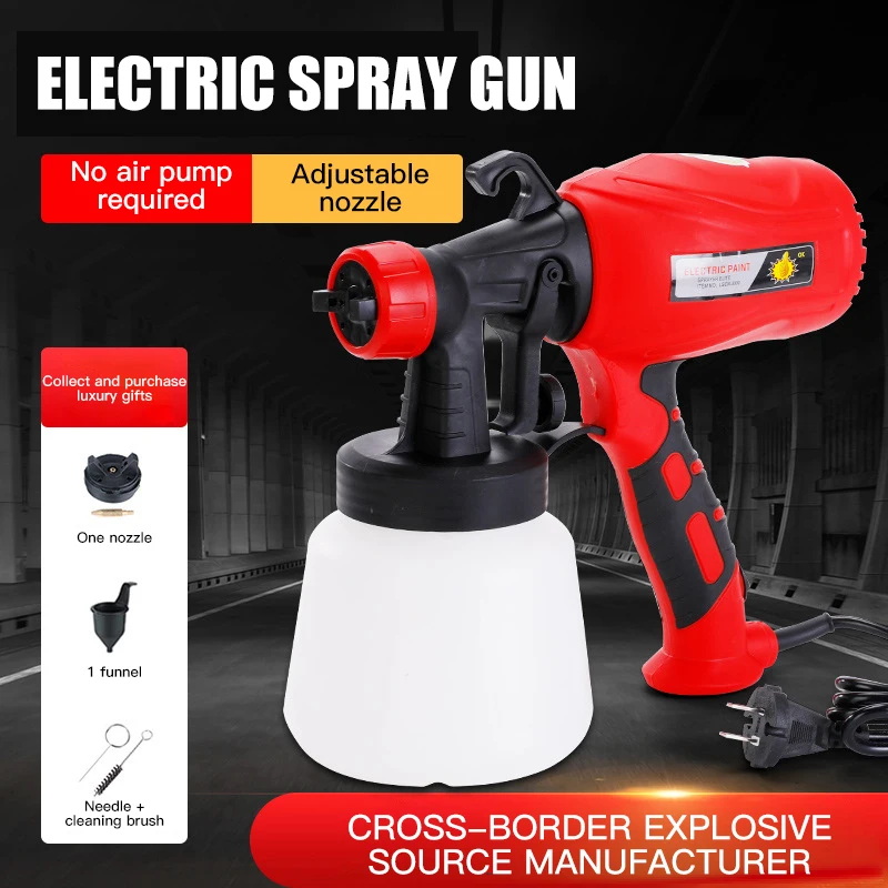 2024 China manufacture popular product latex automatic spray paint gun electric disinfection spray gun adjustable nozzle