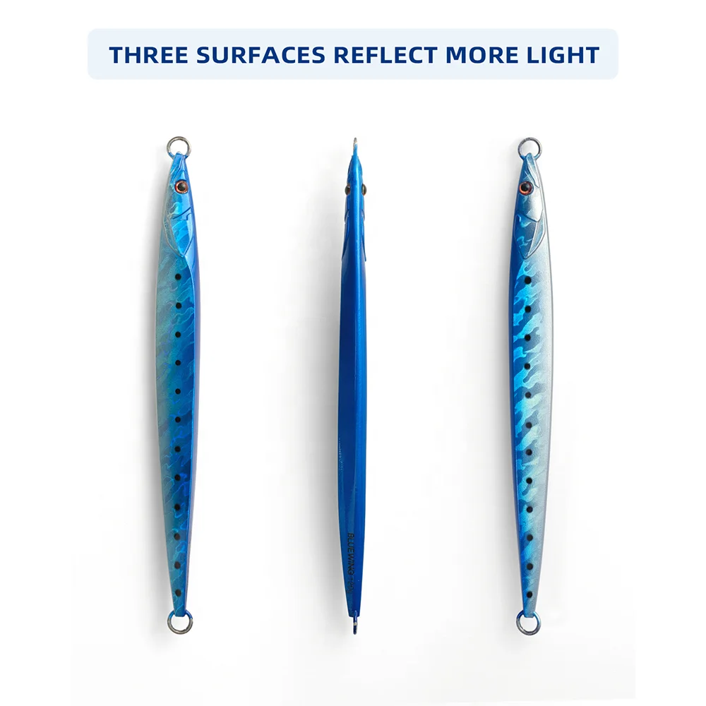 120g 180g 250g Fishing Jig Sea Sinking Artificial Bait Lead Fishing Lure Jigging Slow Pitch Jig