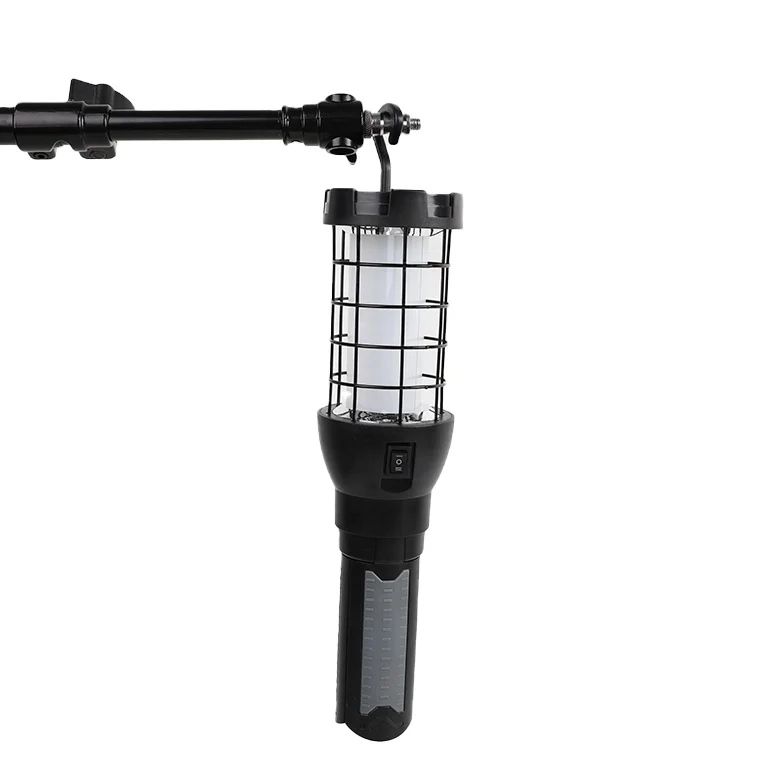 600lm patented 6000K Daylight Alert 3 head camping rechargeable work lamp Ip44 waterproof car repair Tripod led work light