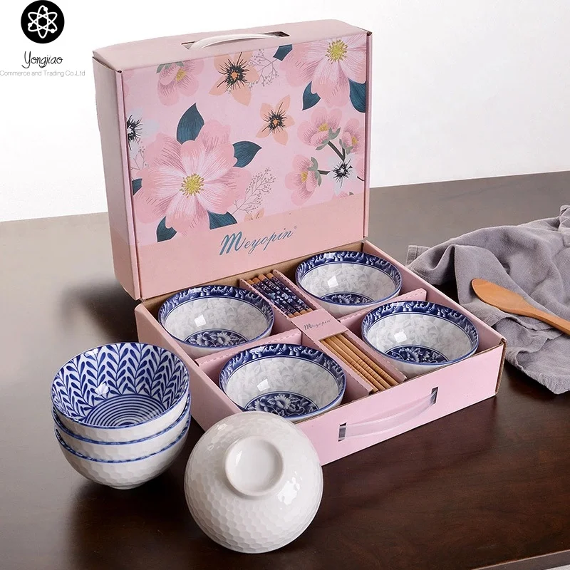 Coconut Fruit Noodle Porcelain Bowl Soup Sugar Salad Ceramic Bowl Set Wholesale