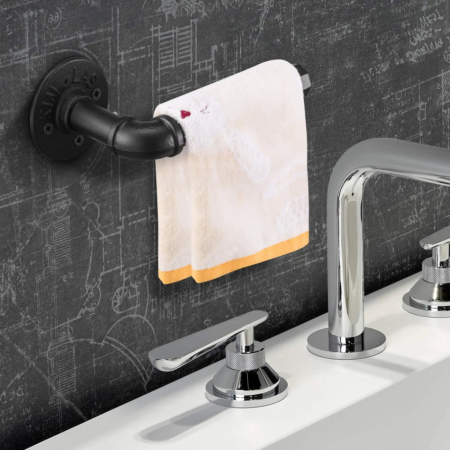 
2021 new Industrial Pipe Toilet Paper Holder,toilet Tissue Paper Roll Towel Plate Holder Steel Kitchen Towel Paper Holders 