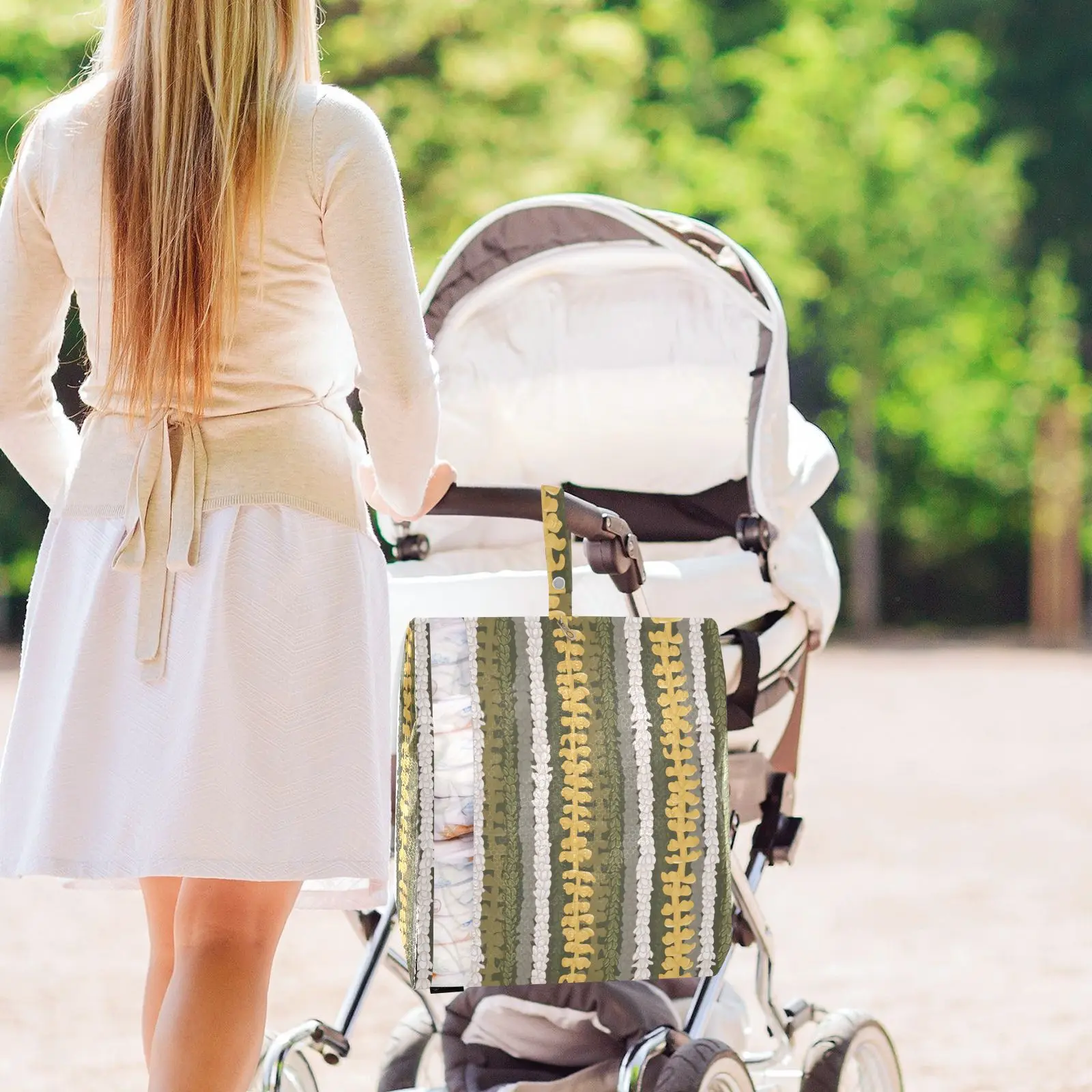 3 Set Travel Accessories Expandable Luggage Custom Design Puakenikeni Floral Hawaii Tropical Packing Cubes For Organizing