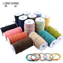 2mm 2.5mm  hair ties Elastic hair  Bands  Scrunchies Wholesale Custom Elastic Hair Band Elastic Cord Scrunchies