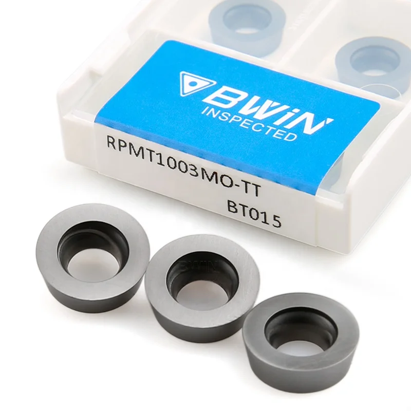 Milling Cutter Inserto Rpmt1204 Moe Cermet 1204Mo Turning Tool Holder Indexable Face Milling Insert Rpmt 1003 D 50 Rpmt 10 Yg 12