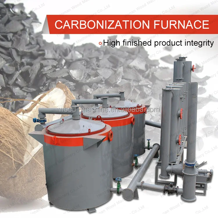 Carbon Furnace Making Machine Charcoal Making Machine Carbonization Furnace Wood Carbon For Furnaces