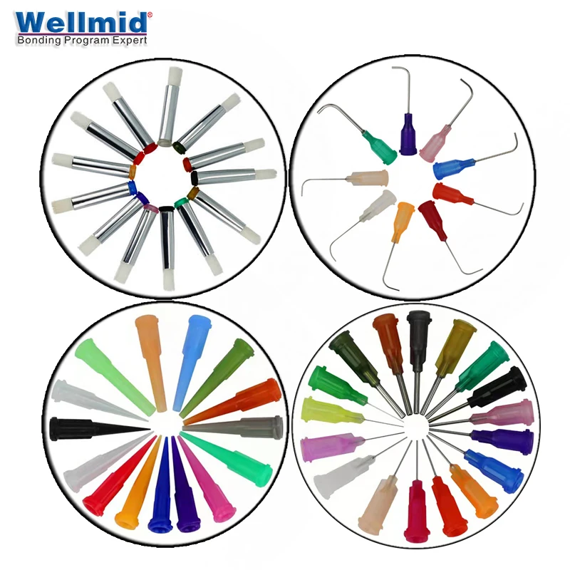 Professional Products Manufacturer Plastic Industrial Syringe Applicator Tips Dispensing Needle Flat Blunt Nozzle Tips