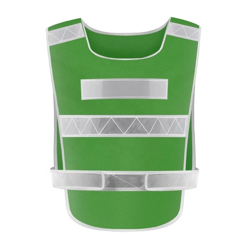Wholesale Colorful LED Safety Vest Reflective With Logo Traffic Work Security High Visibility Reflective  Mesh Safety Vest