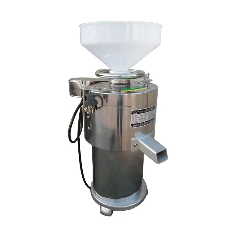 Chinese Stainless Steel Commercial Tofu Extractor Soymilk Soya Soy Bean Curd Soybean Milk Grinder Grinding Making Machine Maker