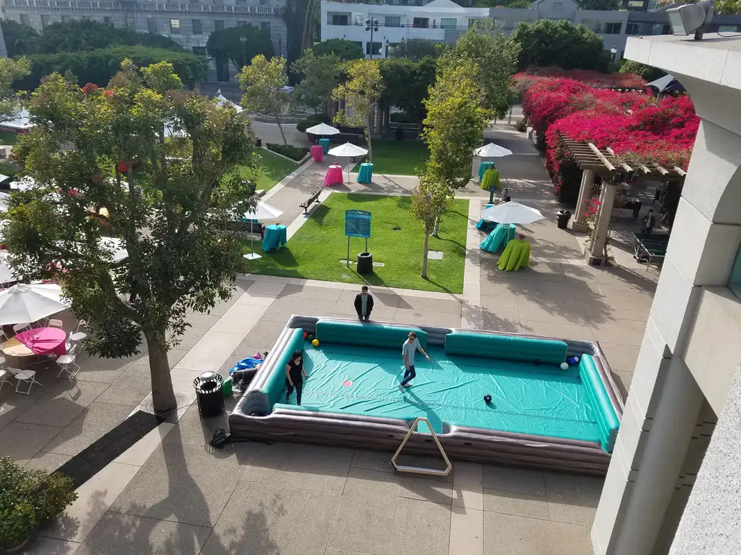 Commercial Human Pool Table Inflatable Snooker Soccer Pool Table,Inflatable Snook Ball Billiards Table Field