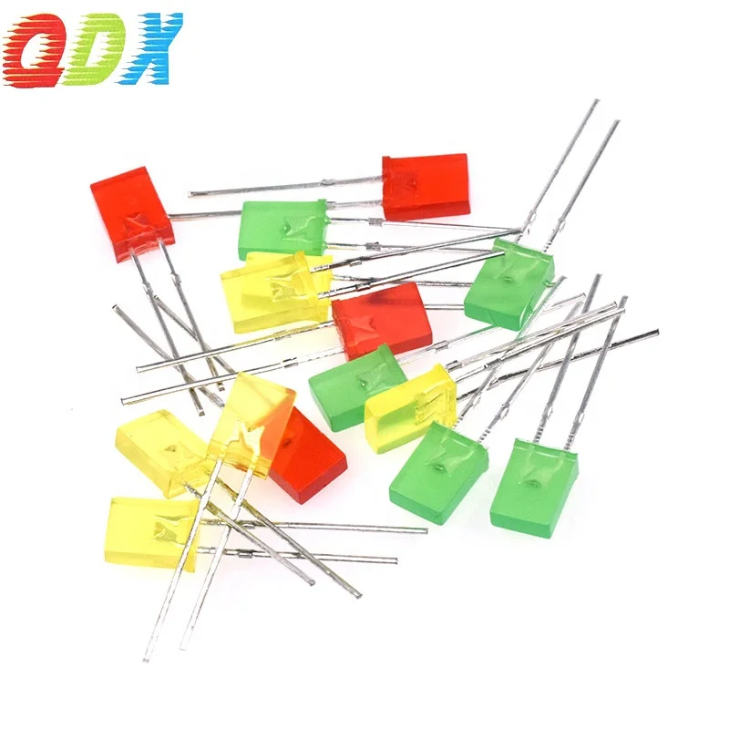 China Factory promotion 1*3*4mm Square LED yellow light-emitting diode 1*3*4mm Led Dip In Diode1000pcs/bag led module