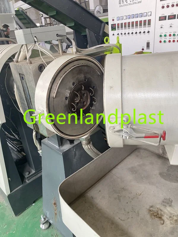 film compounding pelletizing machine plastic pellet machine extruder pp pe films agglomerator