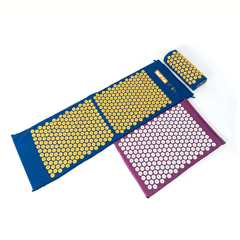 Manufacturer Direct Supply Acupressure Mat Cotton Large Yoga Therapy Acupuncture Massage Mat And Pillow Set