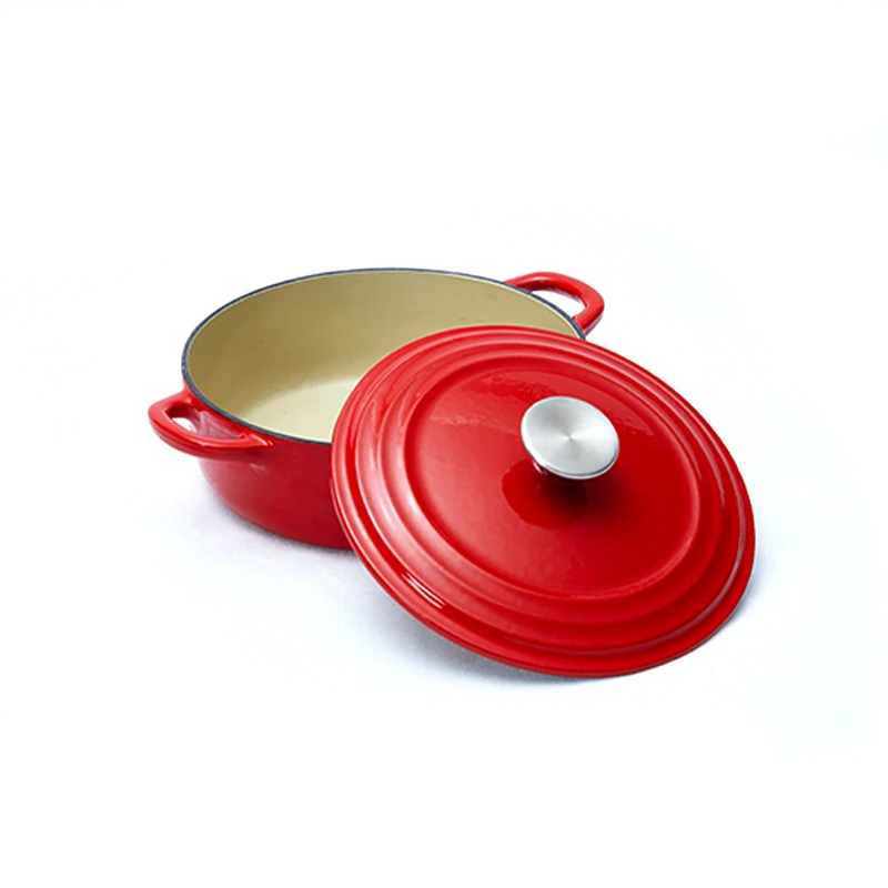 Private Label Homeware Kitchenware Nordic Ceramic Enamel Cast Iron Pots And Pans Cookware Sets Cooking