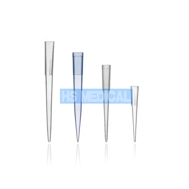 Hs медицинские лабораторные конические пипетки, универсальные винтовки, прозрачные многоканальные 10Ul пипетки, пластиковые одноразовые наконечники фильтра