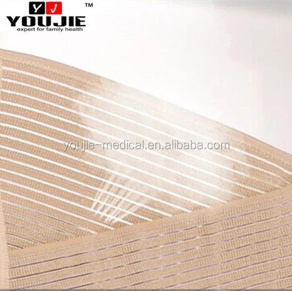 Youjie Medical Pain Relief 33cm Removable Bone Adjustable Breathable Lower Lumbar Support Back Waist Belt Brace