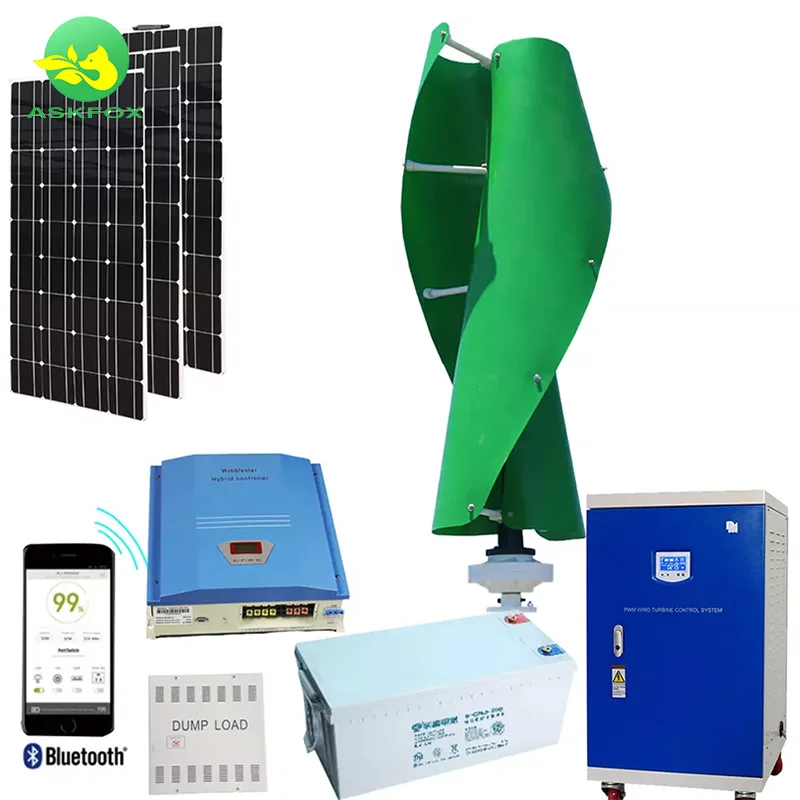 2023 Newest design Alternative Energy Generators Vertical Wind Turbine Wind Turbine Generator For Farm CE Wind Power System