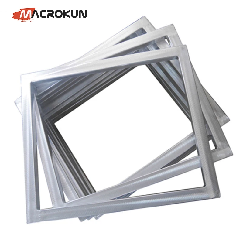 Aluminum Silk Screen Frame With Mesh for Screen Printer Screen Printing Machine