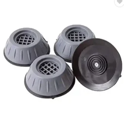 4pcs/set Anti Vibration Washer Feet Pad Universal Washing Machine Anti-Skid Roller Kit Furniture Lifting Foot Base