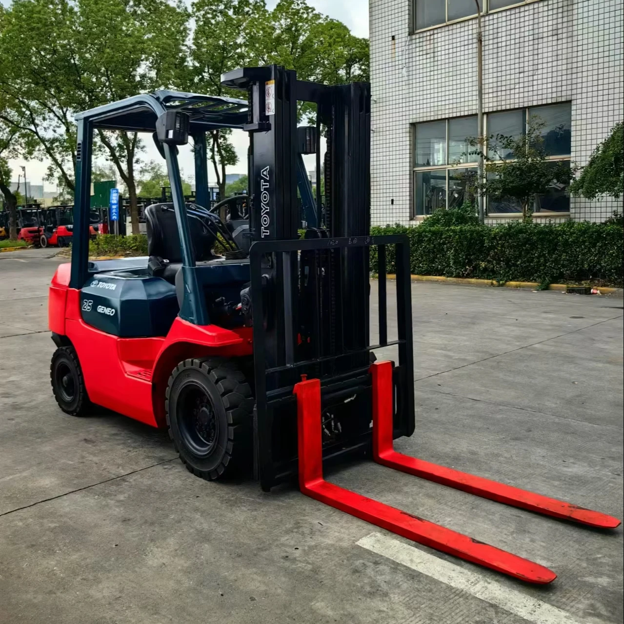 Used Japan Forklift TOYOTA 2.5 Ton GENEO 25 Japan Original Forklift Truck for Sale
