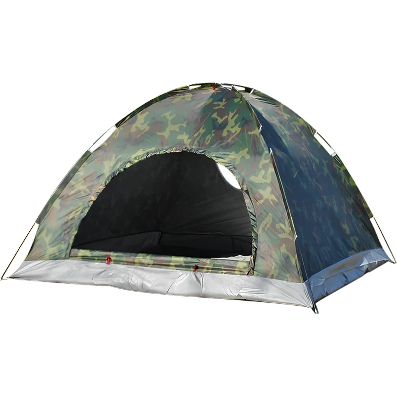 Wholesale tent outdoor camouflage camping waterproof sunshade portable foldable tent custom size hiking tent