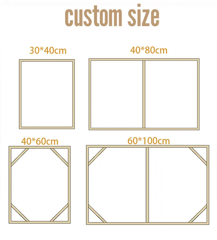 custom modern large size oil painting on canvas abstract gold line wall art canvas poster print for living room