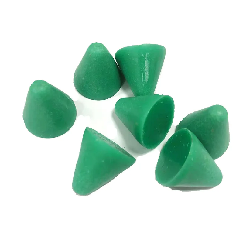 High Quality Economic Green Plastic Tumbling Polishing Media Silverware Surface Deburring Blasting Tool