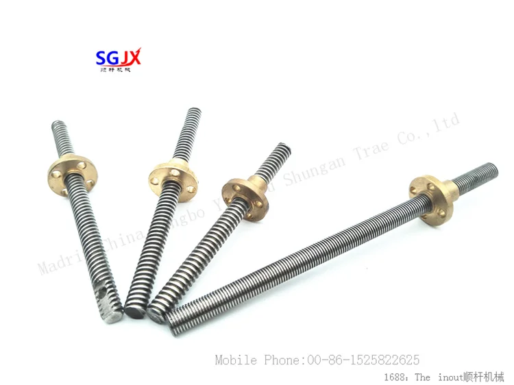 3D printer accessories Auto parts trapezoidal lead T8*12*6T8*16*8T8*20*8T8*24