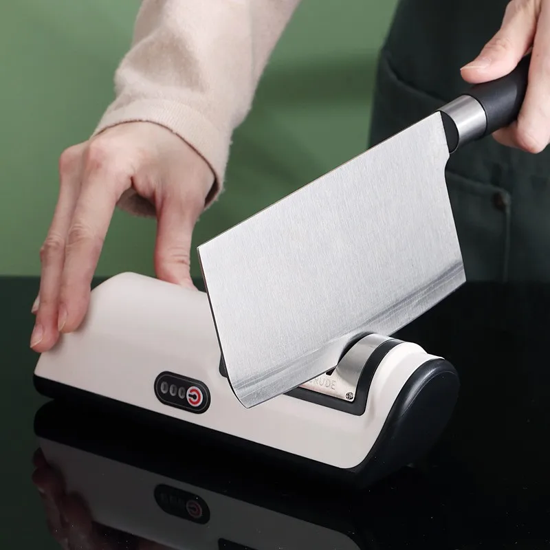 Kitchen Tool USB Rechargeable Logo Custom Automatic Electric Knife Sharpener Sharpener Knife