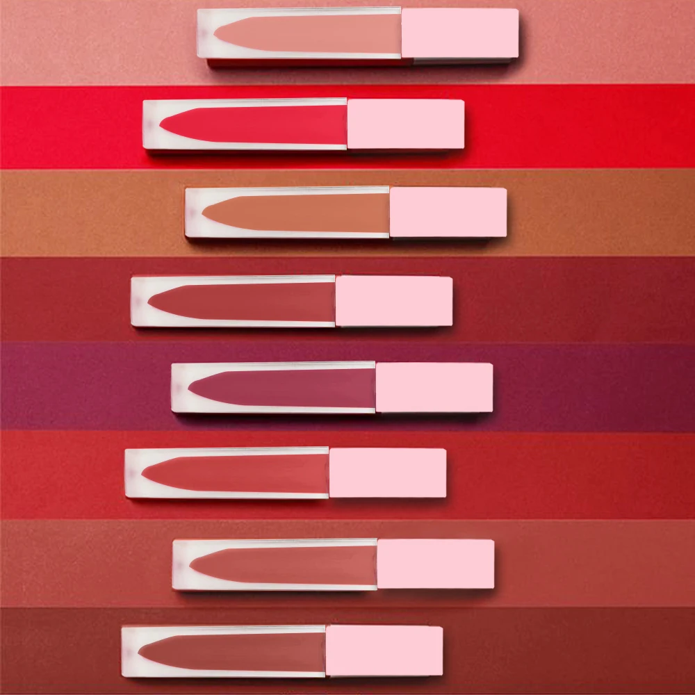 2024 Best Selling Liquid Lipstick Matte Waterproof Long Lasting Matte High Pigment Vegan Liquid Lipstick with Low MOQ