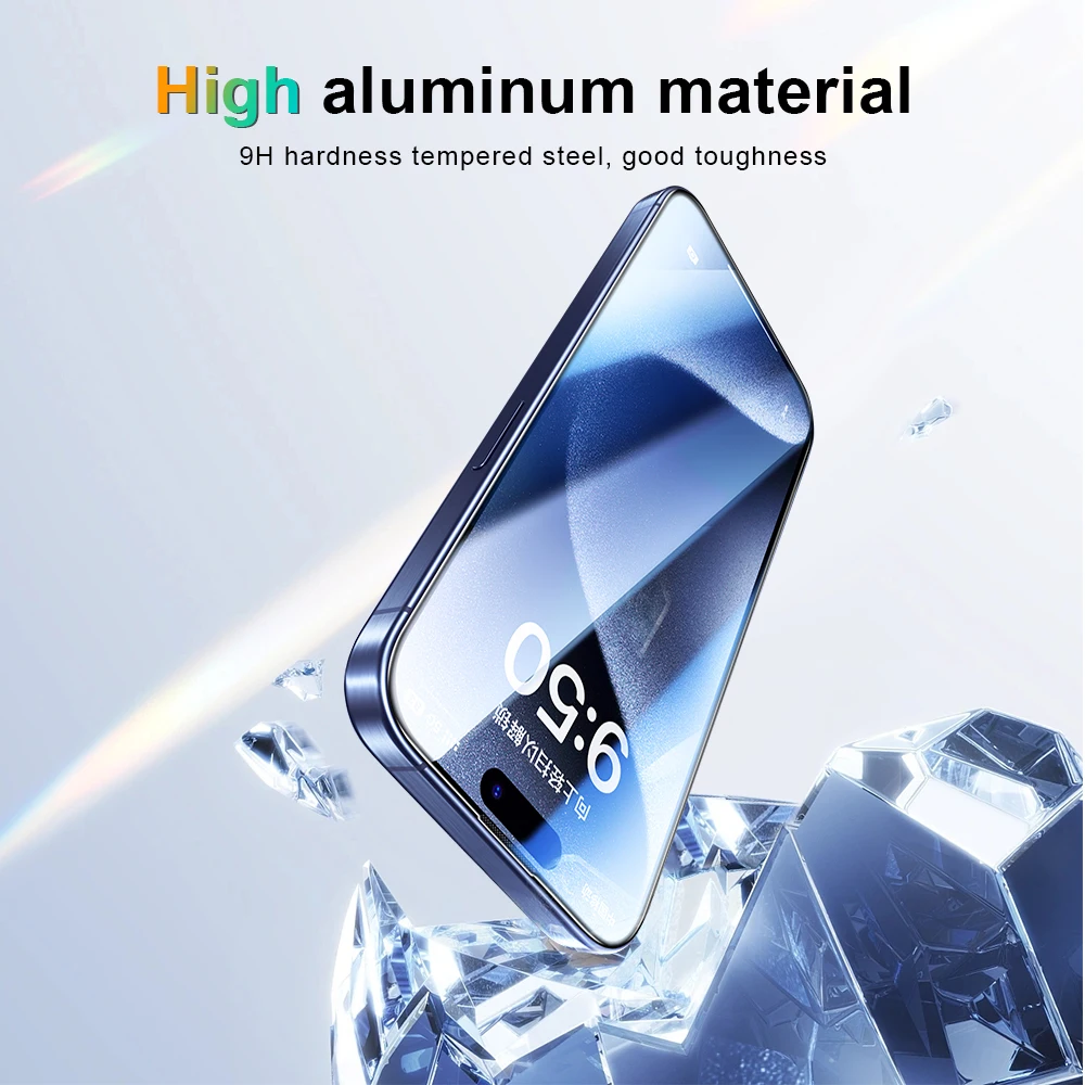 Ultra Clear Picture Mobile Phone High Aluminum Anti Dust Super 4K HD Screen Protector For Iphone 16 pro