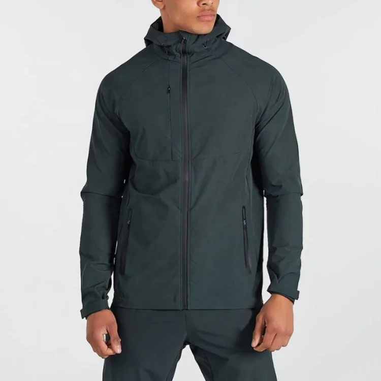 New arrival workout windproof running spring jacket for men