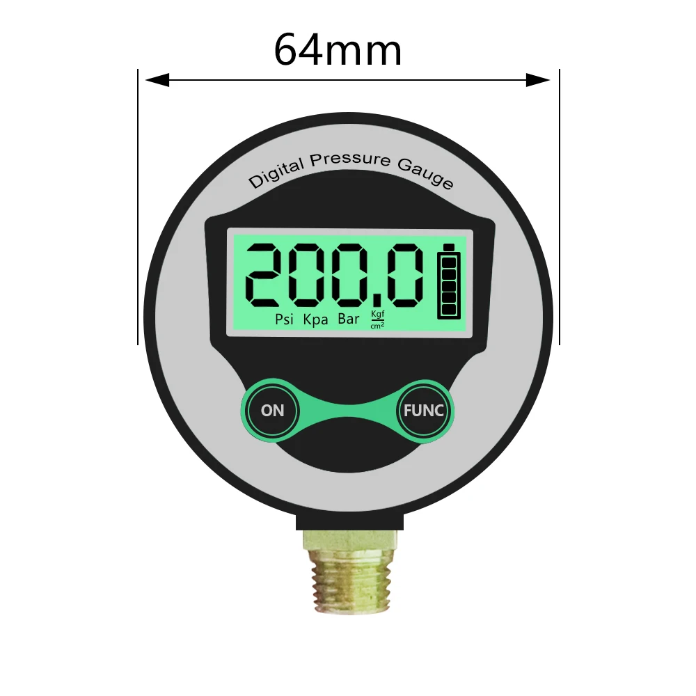 5CELEC tire digital pressure gauge sensor G1/4 thread