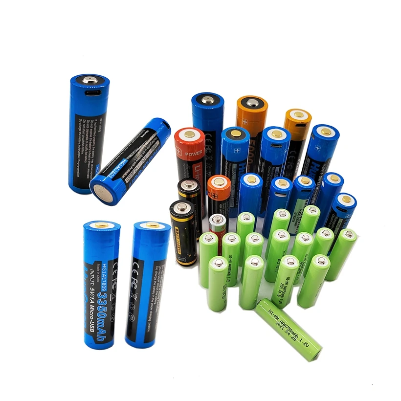 02A Long Lasting 18650 3.7V  USB Charger 1.2V 1.5V 3.6V 500mah 750mah 1000mah Battery Rechargeable For Flashlight (1600491586599)